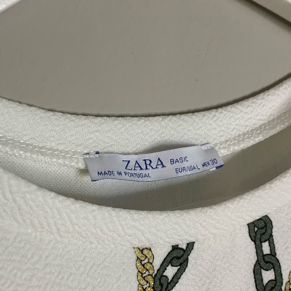 Zara Chain Print Shirt - Picture 4 of 6